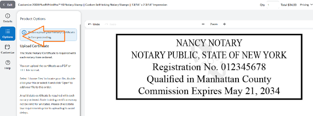 New York Notary Stamp